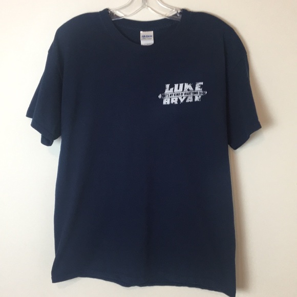 👗5/$25👗Luke Bryan Tour 2014 Tshirt Sz L - Picture 7 of 7